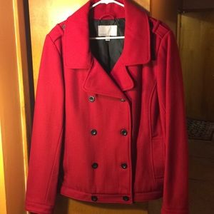 Red Peacoat